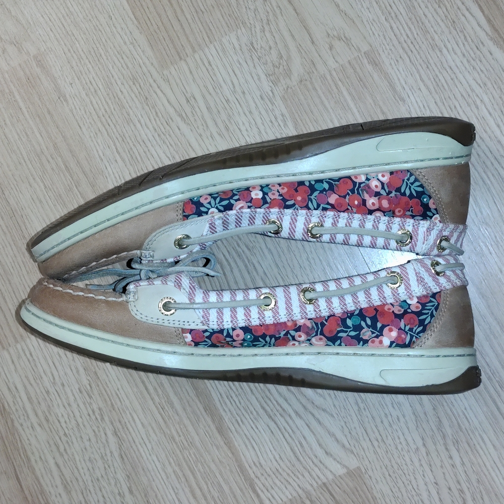 Sperry Top-Siders Angelfish Liberty Floral. Leather Comfy - Picture 5 of 9
